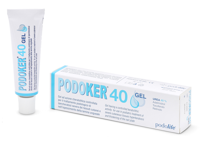 PODOKER 40 GEL AZIONE CHERATOLITICA TUBO DA 30 ML CON APPLICATORE - farmascienza.it