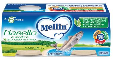 MELLIN OMOGENEIZZATO NASELLO 2 X 80 G - farmascienza.it