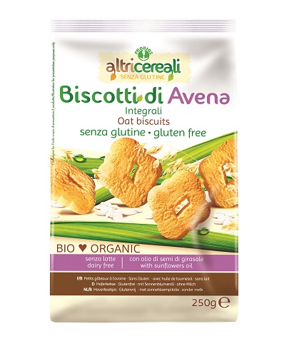 ALTRICEREALI BISCOTTI ALL'AVENA INTEGRALI 250 G - farmascienza.it