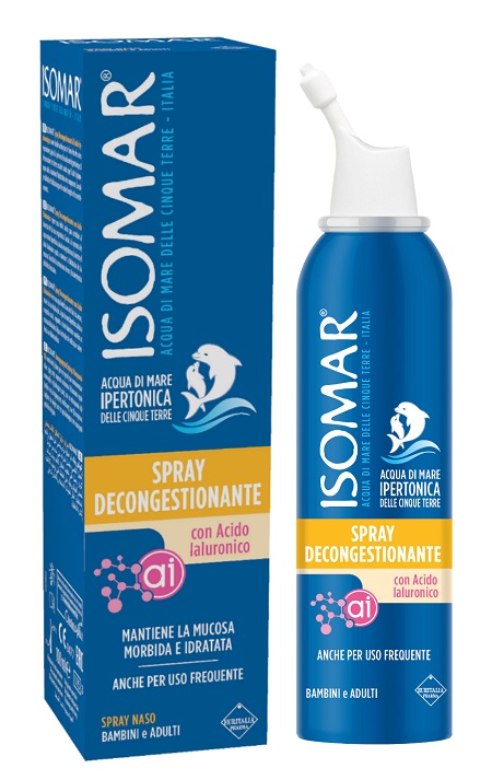 ISOMAR SPRAY DECONGESTIONANTE ACIDO IALURONICO 100 ML - farmascienza.it