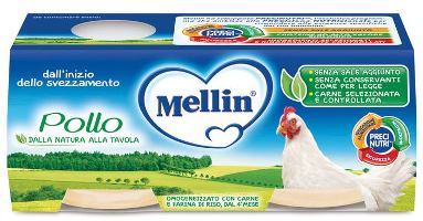 MELLIN OMOGENEIZZATO POLLO 2X120 G - farmascienza.it
