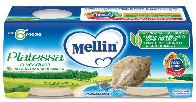 MELLIN OMOGENEIZZATO PLATESSA 2X80 G - farmascienza.it