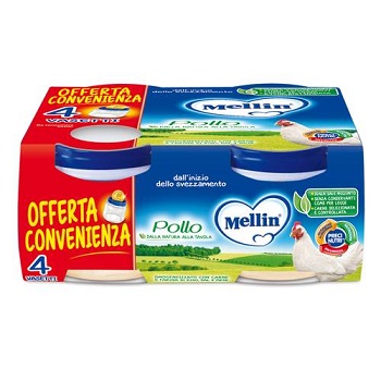 MELLIN OMOGENEIZZATO POLLO 4X80 G - farmascienza.it