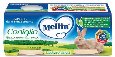 MELLIN OMOGENEIZZATO CONIGLIO 2X120 G - farmascienza.it