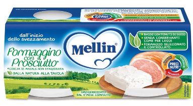 MELLIN BABY FORMAGGINO CON PROSCIUTTO 2 X 80 G - farmascienza.it