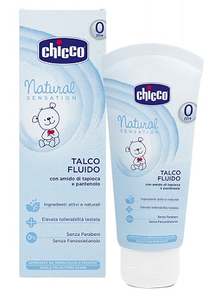 CHICCO TALCO FLUIDO NATURAL SENSATION 100 ML - farmascienza.it