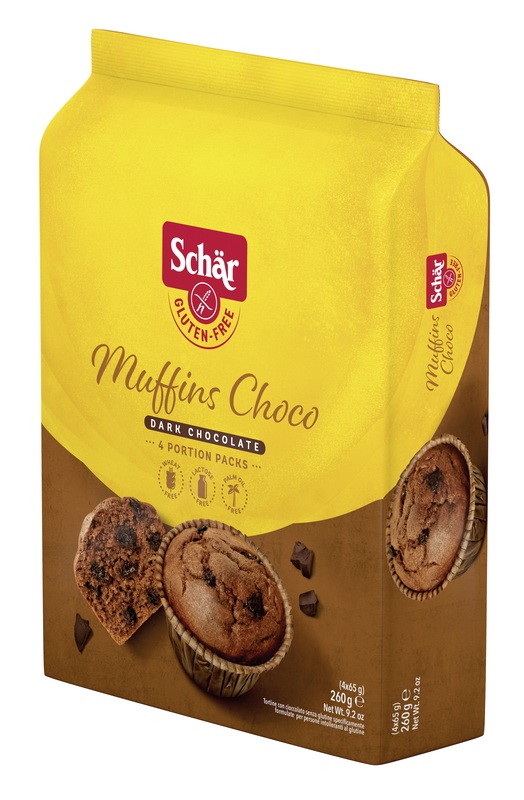 SCHAR MUFFINS CHOCO TORTINE CON CIOCCOLATO FONDENTE 4 PORZIOI DA 65 G - farmascienza.it