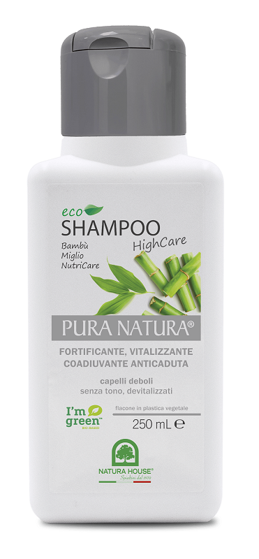 PURANATURA ECO SHAMPOO FORTIFICANTE VITALIZZANTE COADIUVANTE ANTICADUTA 250 ML - farmascienza.it