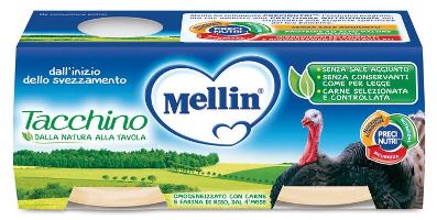 MELLIN OMOGENEIZZATO TACCHINO 2 X 80 G - farmascienza.it