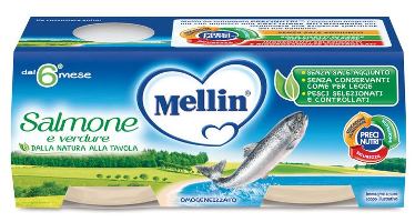 MELLIN OMOGENEIZZATO SALMONE 2 X 80 G - farmascienza.it