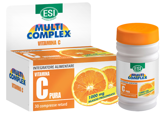 ESI MULTICOMPLEX VITAMINA C PURA 1000 MG RETARD 30 COMPRESSE - farmascienza.it
