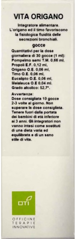 VITA ORIGANO GOCCE 30ML - farmascienza.it