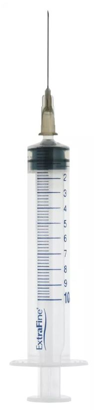 SIRINGA EXTRAFINE IPODERMICA 10 ML AGO 12 GAUGE 22 - farmascienza.it