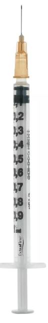 SIRINGA PER INSULINA EXTRAFINE TUB 1ML 100 UI AGO REMOVIBILE 26 GAUGE 0,45X12 MM 1 PEZZO - farmascienza.it