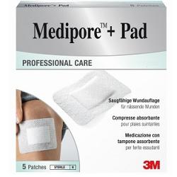 MEDICAZIONE MEDIPORE+PAD 5X7,2CM 5PEZZI - farmascienza.it