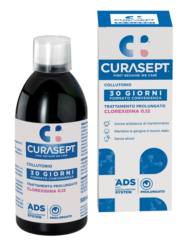 CURASEPT ADS COLLUTORIO 0,12 500 ML - farmascienza.it