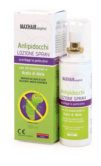 MAX HAIR SPRAY VEGETALE TRATTAMENTO PIDOCCHI 100ML - farmascienza.it