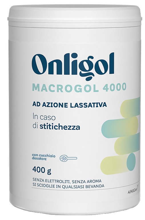 ONLIGOL MACROGOL 4000 400 G SENZA ZUCCHERO - farmascienza.it
