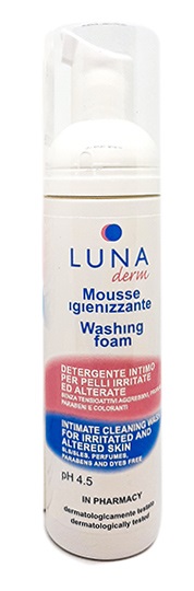 LUNADERM MOUSSE IGIENIZZANTE DETERGENTE INTIMO PELLI IRRITATE ED ALTERATE 150 ML - farmascienza.it
