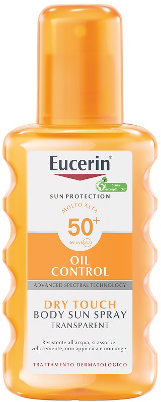 EUCERIN SUN SPRAY TRANSPARENT SPF50 200 ML - farmascienza.it