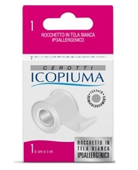 ICOPIUMA CEROTTO IN ROCCHETTO BIANCO CM 5X500 CM - farmascienza.it