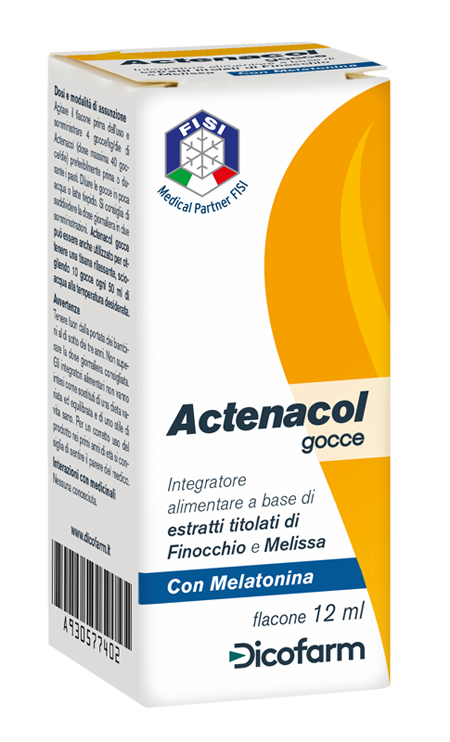 ACTENACOL GOCCE 12 ML CON MELATONINA - farmascienza.it