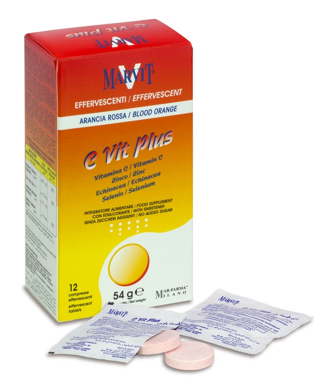 MARVIT C VIT PLUS 1000 12 COMPRESSE EFFERVESCENTI - farmascienza.it