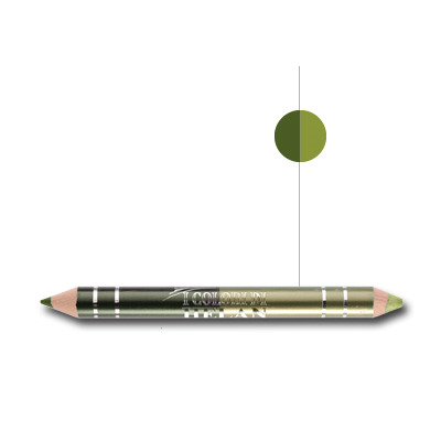 I COLORI DI HELAN BIO MATITA DUO OCCHI GIADA VERDE MUSCHIO - farmascienza.it