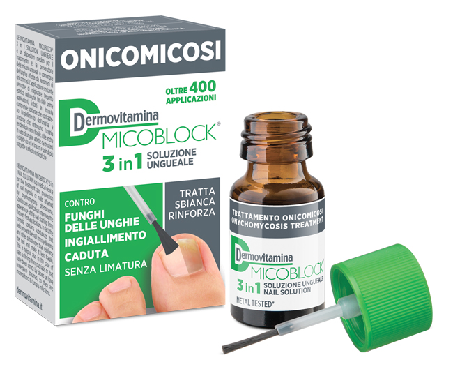 DERMOVITAMINA MICOBLOCK 3 IN 1 ONICOMICOSI SOLUZIONE UNGUEALE 7 ML - farmascienza.it
