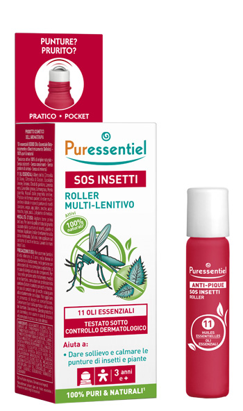 PURESSENTIEL SOS INSETTI ROLLER 11 OLI ESSENZIALI 5 ML - farmascienza.it