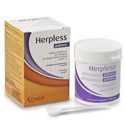 HERPLESS POLVERE BARATTOLO 30 G CON MISURINO - farmascienza.it