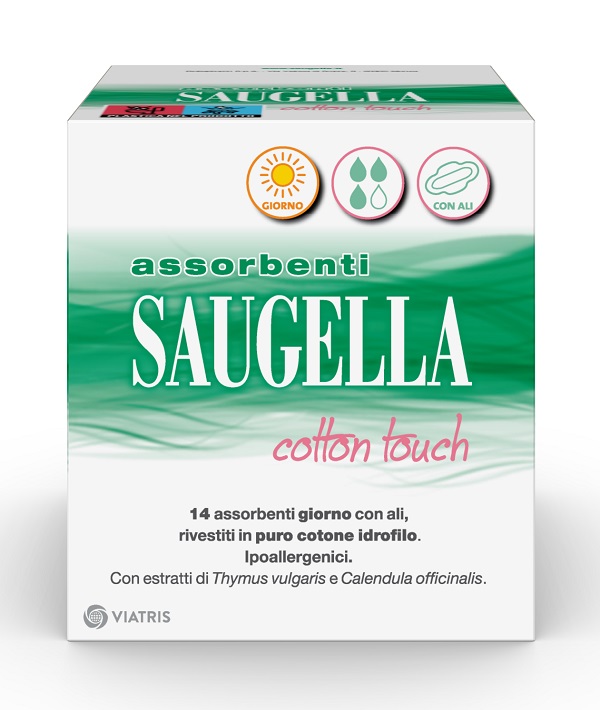 SAUGELLA COTTON TOUCH ASSORBENTI GIORNO 14 PEZZI TAGLIO PREZZO - farmascienza.it