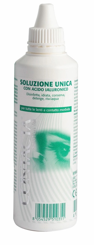 SOLUZIONE OCULARE CON ACIDO IALURONICO CONTACTA 100ML MARCHIO CE - farmascienza.it