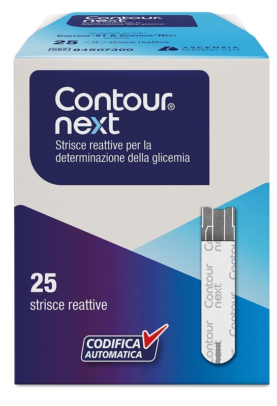 STRISCE MISURAZIONE GLICEMIA CONTOUR NEXT 25 PEZZI - farmascienza.it
