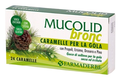 MUCOLID BRONC 24 CARAMELLE - farmascienza.it