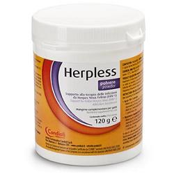HERPLESS POLVERE BARATTOLO 120 G CON MISURINO - farmascienza.it