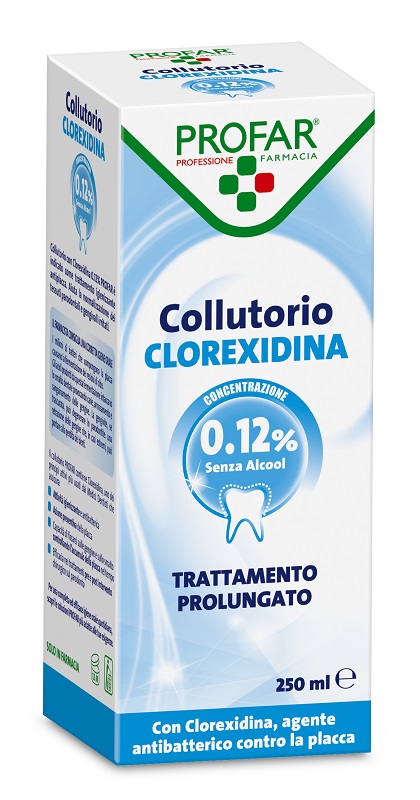 COLLUTORIO CLOREXIDINA 0,12% 250 ML PROFAR - farmascienza.it