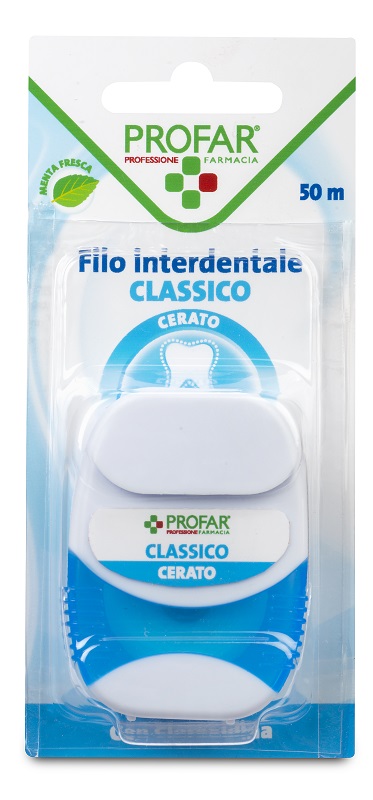 FILO INTERDENTALE CON CLOREXIDINA 50 M PROFAR - farmascienza.it