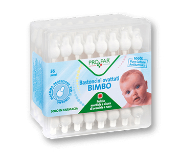 PROFAR BASTONCINI OVATTATI BAMBINI 56 PEZZI - farmascienza.it