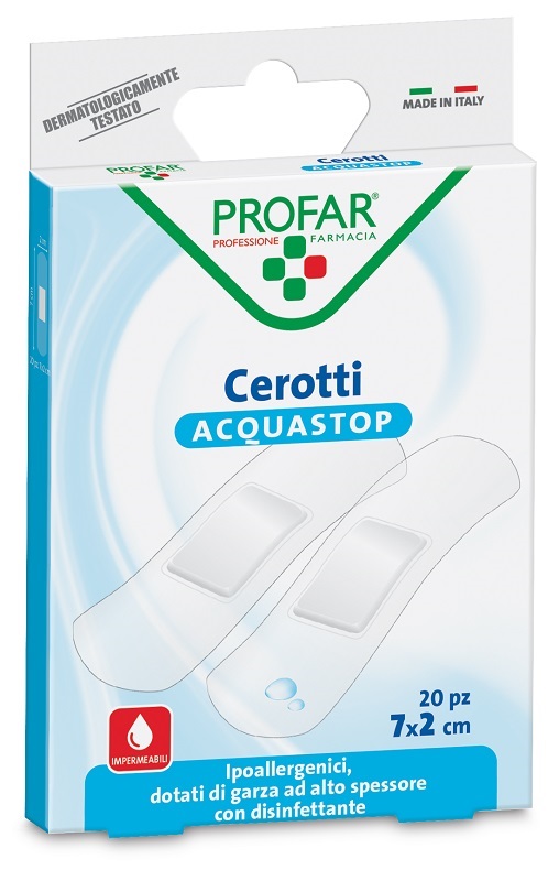 CEROTTO ACQUASTOP MEDI 7X2 CM PROFA 20 PEZZI - farmascienza.it