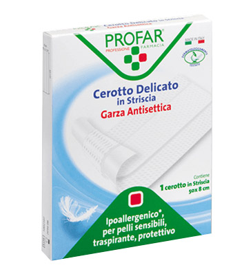 CEROTTO TESSUTO NON TESSUTO DELICATO 1 STRISCIA 50X8 CM PROFAR - farmascienza.it
