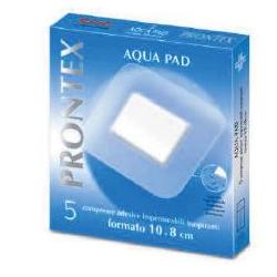GARZA COMPRESSA PRONTEX AQUA PAD 10X8CM 5 PEZZI - farmascienza.it