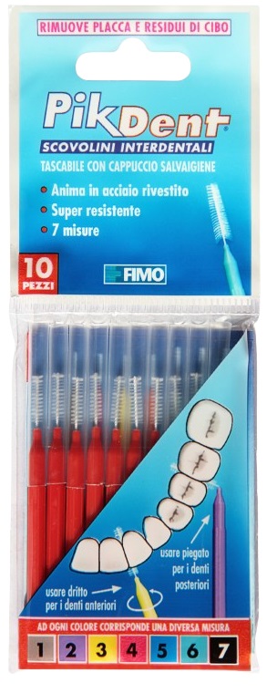 PIKDENT STUZZICOLINO 4 RO 10PZ - farmascienza.it
