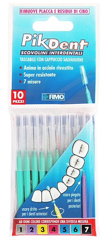 PIKDENT STUZZICOLINO 6 VE 10PZ - farmascienza.it