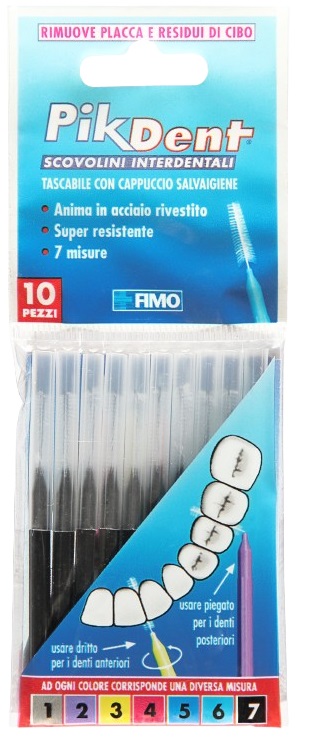 PIKDENT STUZZICOLINO 7 NE 10PZ - farmascienza.it