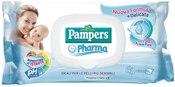 PAMPERS PHARMA SALVIETTE SENS 63 PEZZI - farmascienza.it