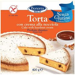 BONONIA TORTA ALLA CREMA DI NOCCIOLA SENZA GLUTINE 400 G - farmascienza.it