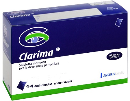 SALVIETTA PERIOCULARE CLARIMA 14 PEZZI - farmascienza.it