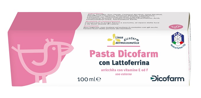 DICOFARM PASTA CON LATTOFERRINA PELLI DELICATE 100 ML - farmascienza.it