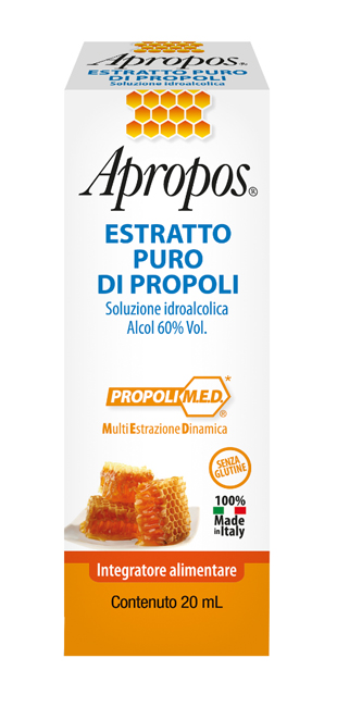 APROPOS ESTRATTO PURO PROPOLI 20 ML - farmascienza.it